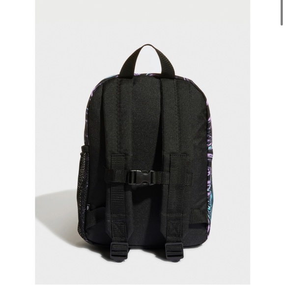 Adidas mini infant backpack swirl black purple blue - Picture 2 of 7